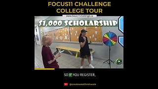 Transform Your Goals into Scholarships: FOCUS11 Challenge Awaits!