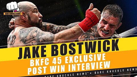 #JakeBostwick Eyes #MiddleweightBelt After #BKFC45 Win #bareknucklenews