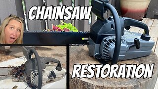 RESCUE and RESTORATION My Grandpa's 40 yr old chainsaw, been sitting for 20 YEARS! Trash 2 Treasure