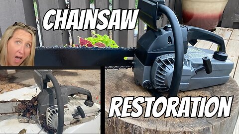 RESCUE and RESTORATION My Grandpa's 40 yr old chainsaw, been sitting for 20 YEARS! Trash 2 Treasure