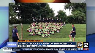 Simply Soccer Camp says good morning Maryland!