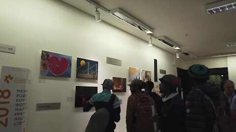 SOUTH AFRICA - Johannesburg - Andrei Stenin exhibition of winning images opens in Johannesburg (Video) (v2g)
