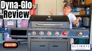 Dyna-Glo 5 Burner LP Grill Review and Setup DGH485CRP/DGH485CRP-D