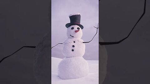Blender Snowman Speed Modeling! #b3d #shorts #christmas #blender3d