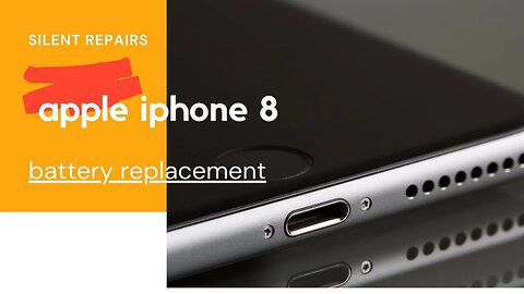 Apple Iphone 8, battery repair, replacement, repair video