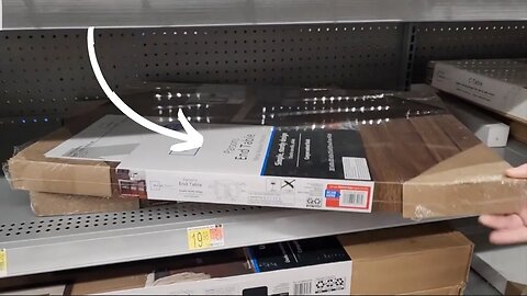 Buy a cheap Walmart table to copy this GENIUS kitchen storage idea!