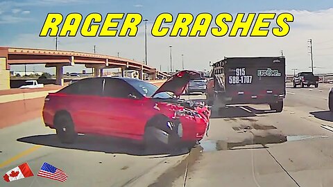 ROAD RAGE BETWEEN 2 CARS ENDS IN CAR CRASH || USA & Canada 2023