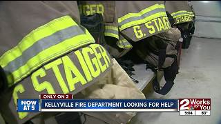 Kellyville Fire Department looking for help