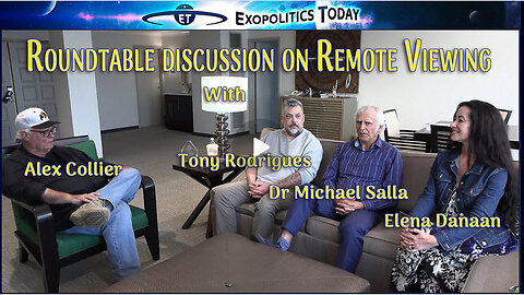 Roundtable discussion, Remote Viewing, Tony Rodrigues, Elena Danaan, Alex Collier, Dr Michael Salla