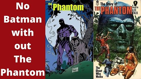 The Phantom is the 1st costumed hero & greatest pulp fiction character