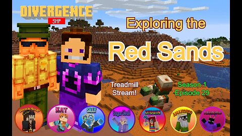 S1, EP29, Exploring the Red Sands #MiM on the #DivergenceSMP!