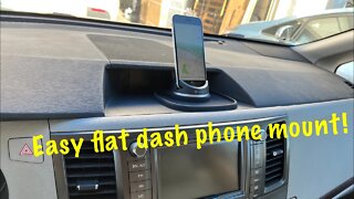 A Different Kind Of Phone Mount For Flat Dash Areas! Vicseed review