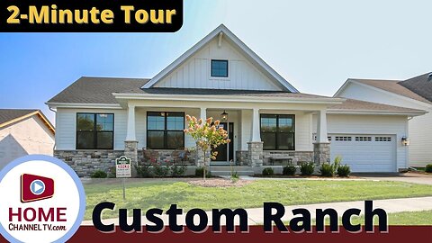 Craftsman Custom Ranch w/ Modern Interior Design Elements