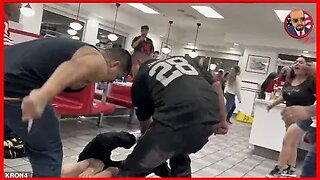MASS BRAWL at In-N-Out Burger Leaves Two Stabbed in More Bay Area Madness! California is CRAP!