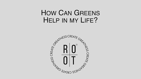 Wie kann ReLive Greens in meinem Leben helfen? ROOT Science Formulierer "Dr. Christina Rahm" erklärt