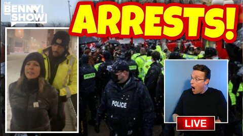BLOODY FRIDAY: Peaceful Protesters, Media ARRESTED In Canada As TYRANT Trudeau Begins National PURGE
