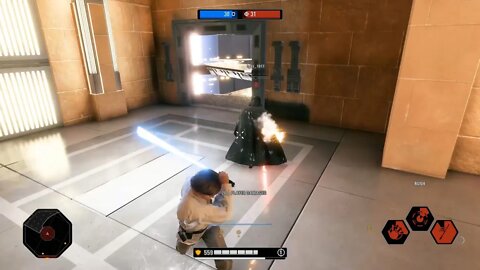 STAR WARS Battlefront 2 HvV Gameplay I'm Starting To Get The Hang Of The Hook Swing