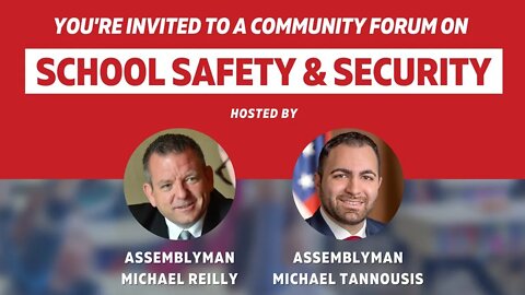 The Community Forum on School Safety &Security 112 Lindenwood Road PS8 M.Tannousis/M.Riley/D.Smith
