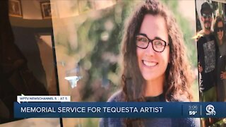 Memorial service held for Tequesta artist shot, killed on Singer Island beach