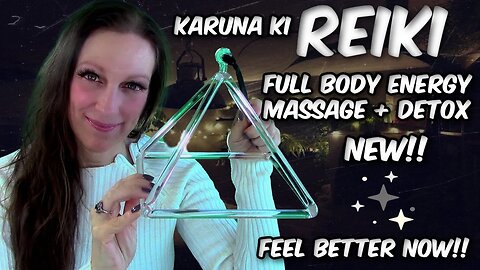 Reiki l Energy Massage & Detox l Full Body Attention l Smudge l Crystal Pyramid Sound Healing