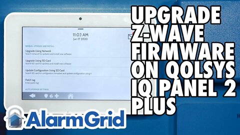 Upgrading the Z-Wave Firmware for My Qolsys IQ Panel 2 Plus