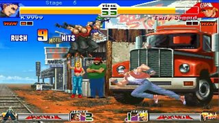 The King Of Fighters Flames Of Courage Play As K-9999 On Wii