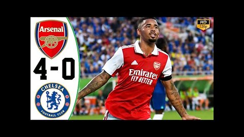 Arsenal vs Chelsea 4-0 All Goals & Highlights 24th July 2022