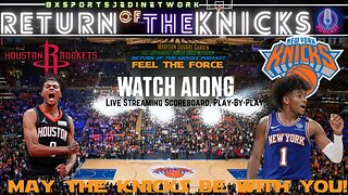 🏀 KNICKS VS HOUSTON ROCKETS WATCH-ALONG KNICK Follow Party Live Streaming Scoreboard