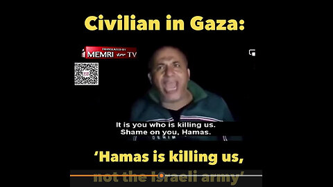 Palestinian in Gaza goes on EPIC RANT against Hamas