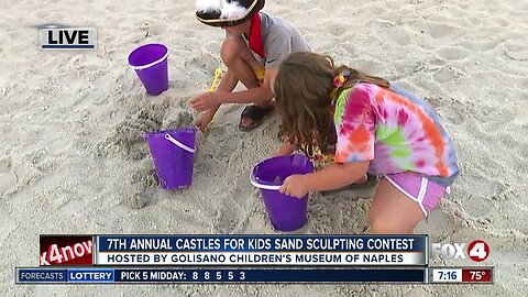 Golisano Children's Museum of Naples holds annual kids sand sculpting competition