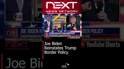 Joe Biden Reinstates Trump Border Policy #shorts