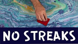 Varnishing a large acrylic pour canvas: Dos and Don'ts