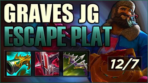 Escaping Platinum! How to CARRY in Season 13 with Graves Jungle!