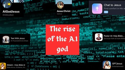 The rise of the A.I god. The religion of the end times?