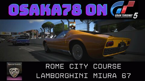 Osaka78 on GT5 Rome City Course Lamborghini Miura 67