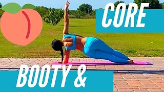 2 in 1 - FLAT BELLY & ROUND BOOTY WORKOUT // No EQUIPMENT NEEDED 🍑