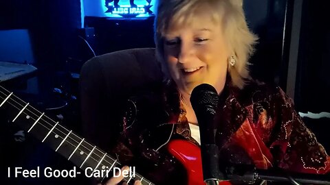 I Feel Good- James Brown guitar cover by Cari Dell female lead guitarist #ifeelgood