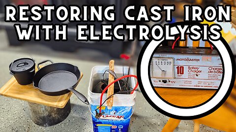 Restoring Cast Iron for Off Grid Cooking.