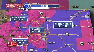 Current Colorado weather and traffic update as of 8:30 p.m. Saturday, March 2.