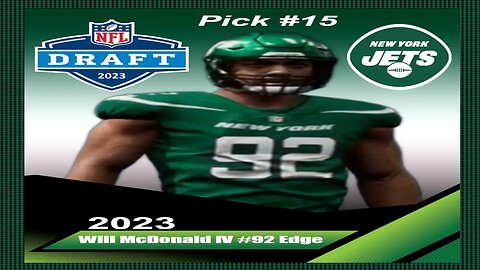 Madden 23 Will McDonald IV NFL Draft 23 Creation