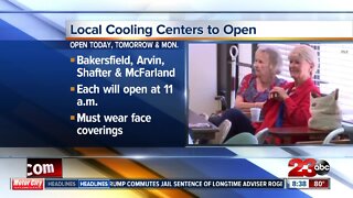 Local cooling centers to open during triple digit heat wave