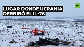 Imágenes exclusivas desde el lugar del accidente del Il-76