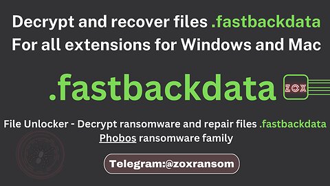 File Decryptor Pro - Decrypt Ransomware and repair files .fastbackdata