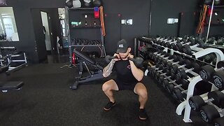 Kettlebell Front Racked Squats