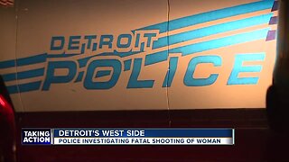 Police investigate fatal shooting of woman in Detroit