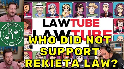 LAWTUBERS THAT DIDN'T NOT SUPPORT REKIETA LAW? The DUI Guy+ & Potentially Criminal Join The Stream.