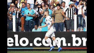 Gol de Eduardo Sasha - Santos 3 x 0 Sport - Narração de Gabriel Dias