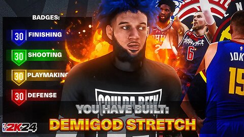 DEMIGOD CATFISH 6’8 POPPER BUILD IN NBA 2K24 🚦