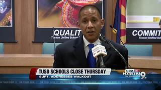 Teacher Walkout: All TUSD schools will close Thursday