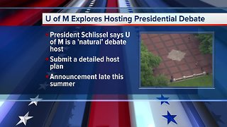University of Michigan explores hosting presidential debate